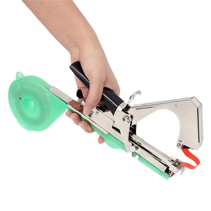 Tying Machine Plant Garden Plant Tapetool Tapener With 12 Rolls Tape Set For Vegetable, Grape, Tomato,Cucumber, Pepper Flower