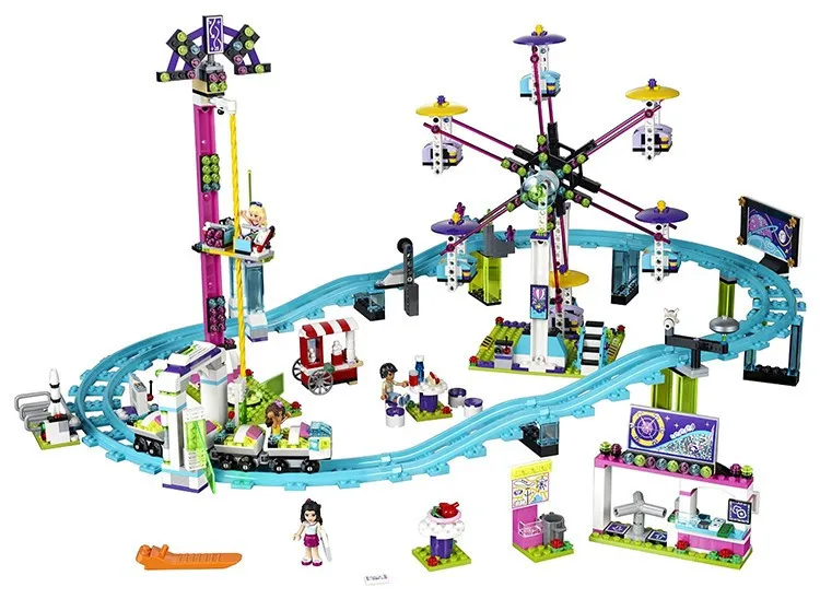 

Model building kits compatible with  city girls friend Amusement Park 3D blocks Educational model building toys