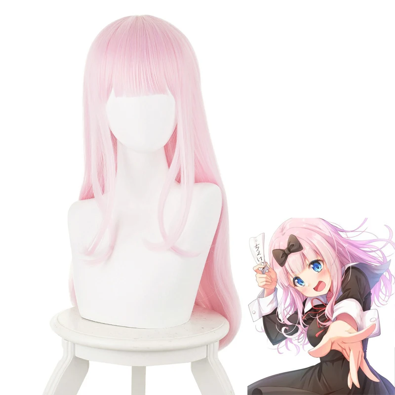 Парик для косплея Kaguya sama Love Is War Chika Fujiwara женщин и девушек синтетические волосы 60