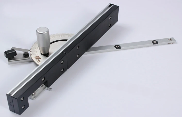  Woodworking DIY Tool Miter Gauge And Box Joint Jig Kit With Adjustable Flip Stop