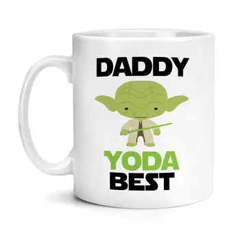 

Daddy Yoda Best Mug Star Wars Inspired Fathers Day Dad Christmas Yoda Birthday Gift Tea Coffee Cup