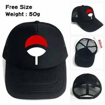 

10 pcs/lot Anime Naruto Sasuke racket logo print Fashion cap Hats Adjustable Baseball Cap toy gifts