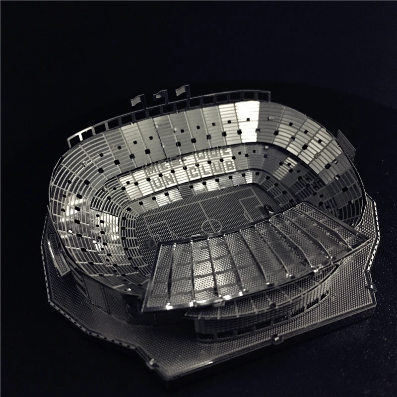 3D металлическая модель, набор 1:3500, Сборная модель для стадиона CAMP NOU, DIY, 3D лазерная резка, модель, головоломка, игрушки для взрослых