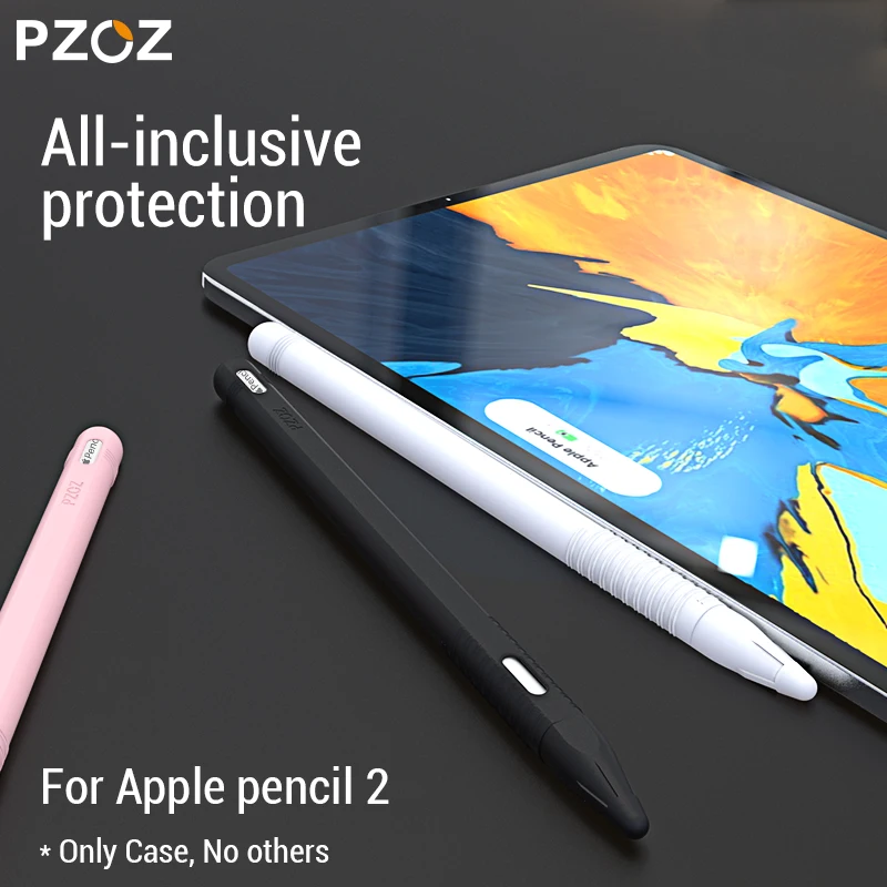 Силиконовый чехол PZOZ для ipad Pro 2018 карандаш Apple Pencil 2 накладка планшета сенсорный