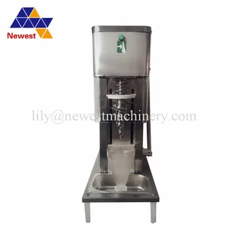 

Self cleaning real fuirt nut ice cream yogurt blending machine milkshake making machine