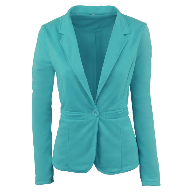Mr.nut Candy Color Casual Top Jacket One Button Lady Small Suit Suit Office Commuter Fashion Temperament Women's Suit
