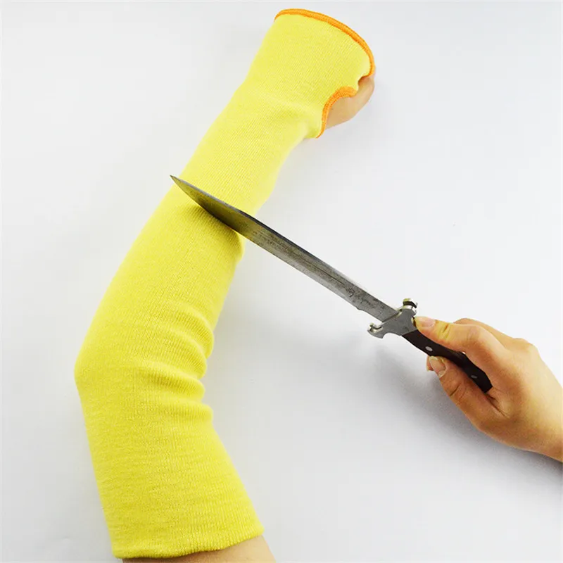 1Pair Steel Wire Butcher Anti Cut Gloves Cut Proof Arm Sleeve Guard Bracer Work Safety Gloves Armband Wrist Protector Labor Too
