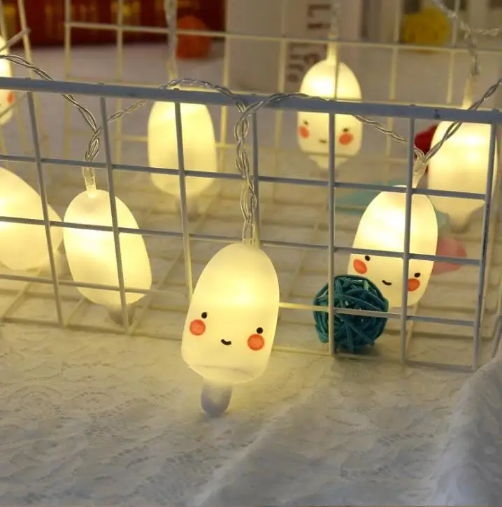 

DZ T 2m 10Led Led new cute lights string ball battery box string lights decoration lights