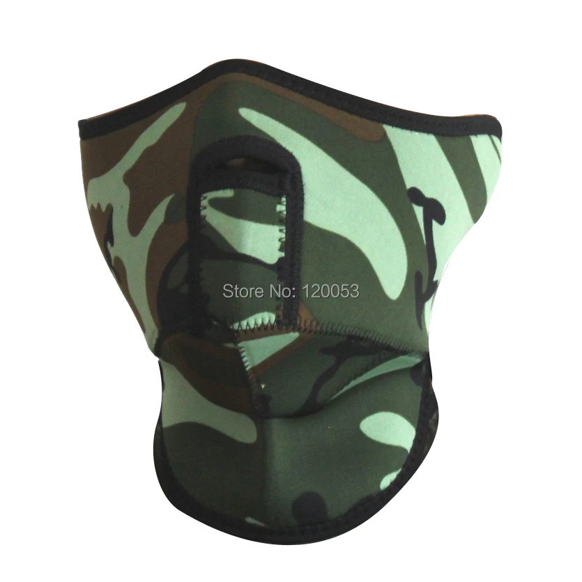 

Camouflage Face Mask, Camouflage Neoprene Face Mask, 4 Colors Available