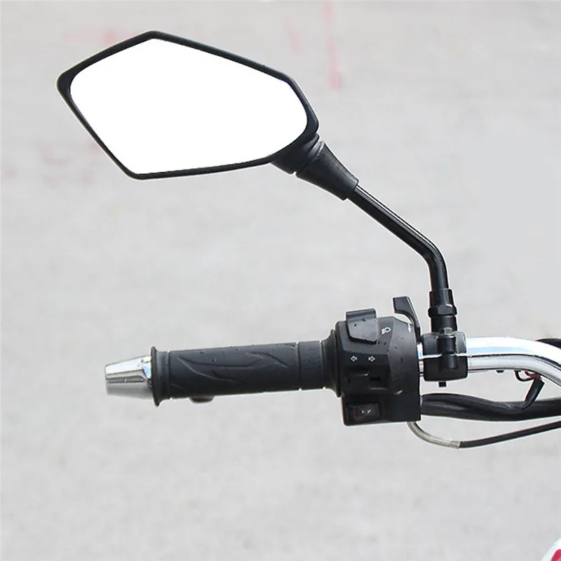 

CARPRIE Motorcycle Rearview Mirror 2pcs Fashion Universal Scooter Parts Moto Rearview Accessories Metal dropship 19A17