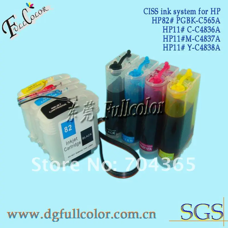 

Free shipping by DHL Ink system CISS for HP designjet 111 (82 BK,11 C M Y).