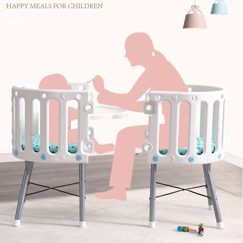New Multifunctional children's cradle stitching Bunk bed Kids bed Sleep bed baby cradle babies study table Chair dining table