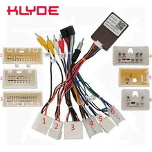 Klyde adaptador de som automotivo, adaptador de rádio estéreo, com decodificador canbus para toyota series prius camry car jbl e original câmera fotográfica para câmera