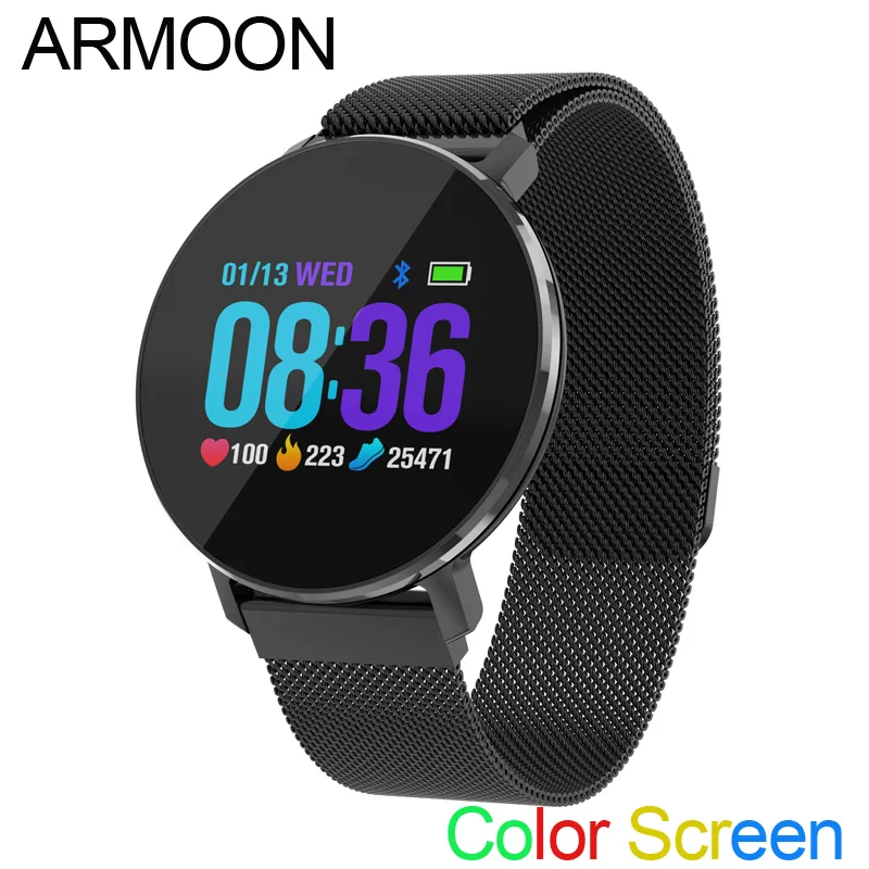 

Smart Watch T5 Heart Rate Bracelet Sleep Monitor Fitness Tracker Blood Pressure Band Color Screen Waterproof Round Sport Watch
