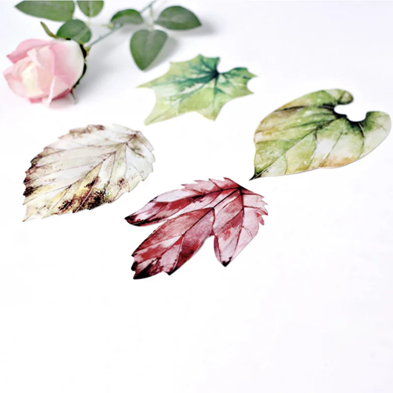 

30Pcs/box Creative Stationery DIY Beautiful Leaves Postcard Greeting Card Birthday Letter Envelope Gift Card Message Card