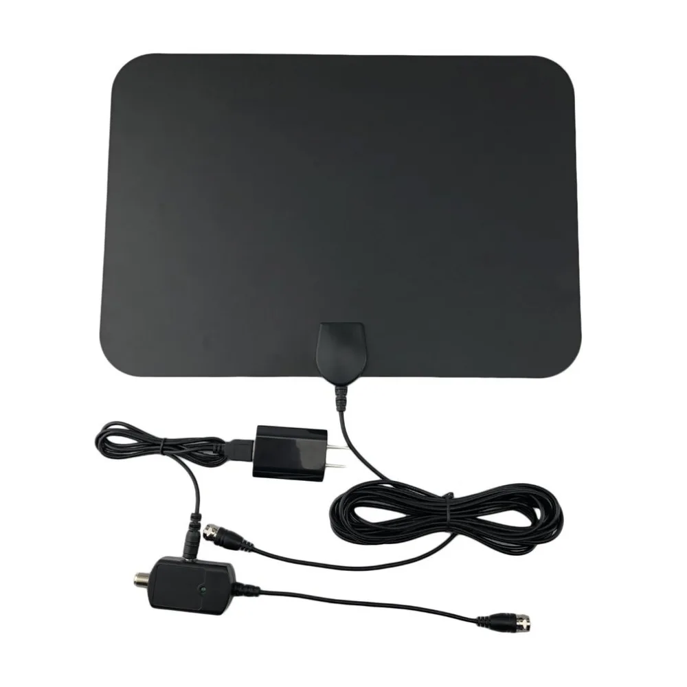 Indoor TV Aerial 75 Miles Range Amplified Digital HDTV Aerial with