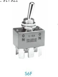 

[ZOB] Japanese company bipolar toggle switch nkk piece quick-connect model S-21F S-6F S7F  --10pcs/lot