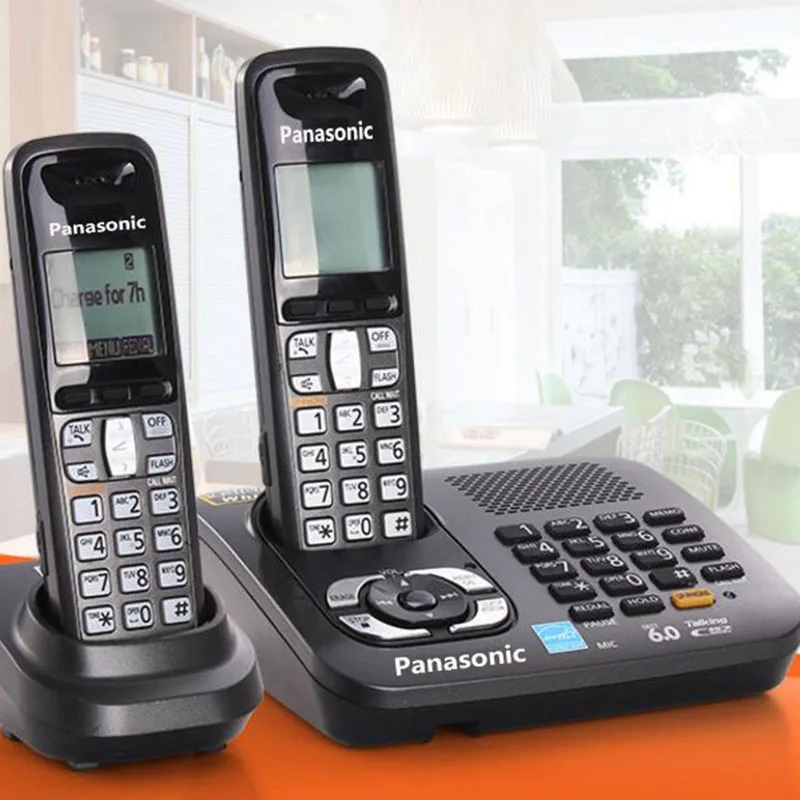 

Cordless Dect Phones With Answer System Call ID Home Wireless Base Station Cordless Fixed Telephone For Office Home Black