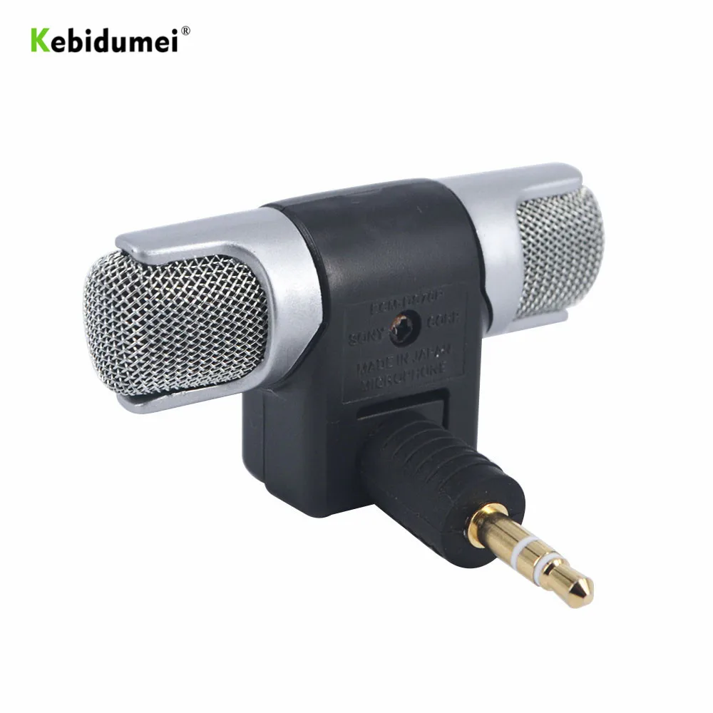 

kebidumei NEWEST Electret Condenser Stereo Clear Voice mini Microphone for PC for Universal Computer Laptop