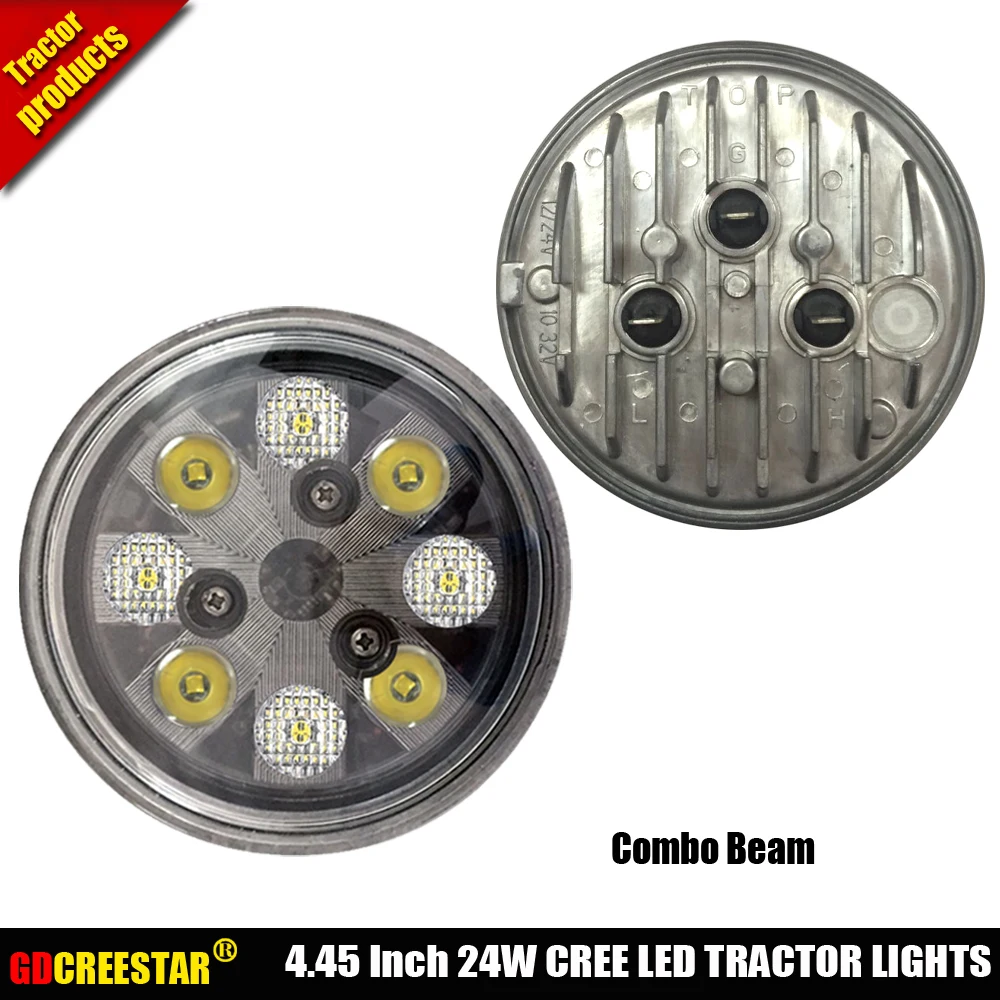 PAR 36 12V 24V Светодиодный прожектор 8 ламп используемых для тракторов PAR36 24W