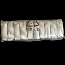 Высокое качество 500 шт/Партия 1 м 8pin белая Фольга и ткань usb кабель синхронизации данных зарядное устройство для iphone 5 6 7 8 X