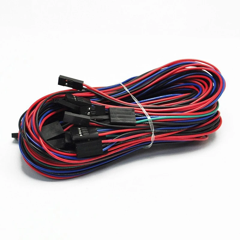70 см 4Pin кабель женский Женский Перемычка провода для Arduino 3D принтер Reprap AL 10