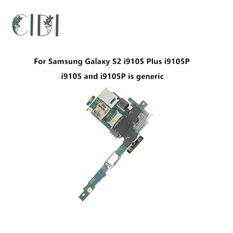 CIDI полностью Рабочая основная плата для Samsung Galaxy S2 i9105 Plus i9105P материнская с чипами