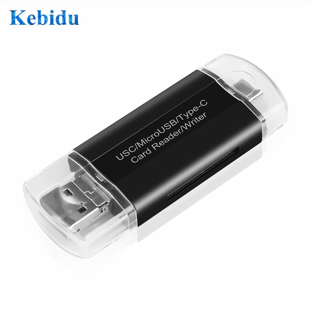 Адаптер Otg типа c KEBIDU Usb 3 0 адаптер для чтения карт памяти TF многофункциональный