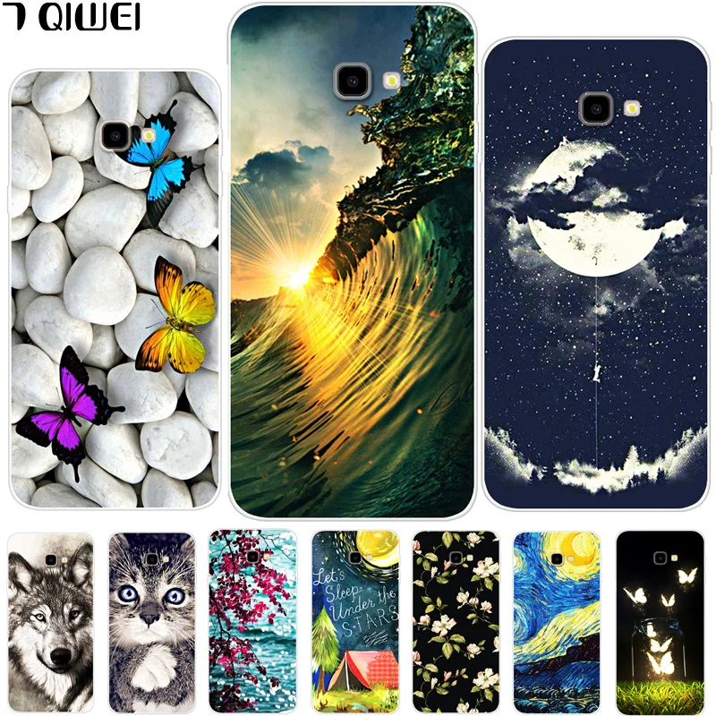 

For Samsung J4 Plus Case 6.0'' Silicone Print Case For Samsung Galaxy J4 Plus 2018 Case Cover J4Plus J415 J 4 4J Soft TPU Hoesje