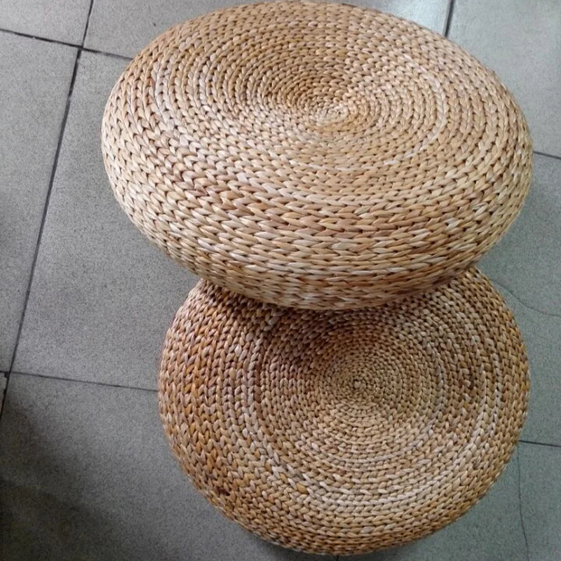 50*20cm Yoga mat,meditation cushions rattan ottoman stool Traditional natural rattan stool sofa,rattan furniture,wicker stools