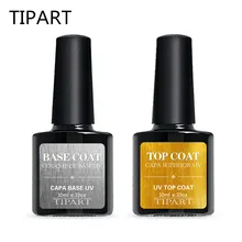 8 мл Многофункциональный УФ-топ + Базовое пальто 8 мл Цветной Гель-лак длинный прочный ноготь смывка для лака Лак Бонд праймер(China)