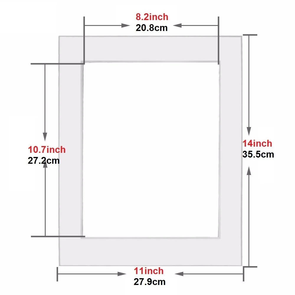 Frame Amo 10x12 Black Mat for Picture Frame 10-Pack White Core 5.5x8.5 Bevel Cut for 6x9 Picture 