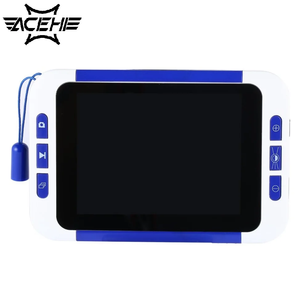 

ACEHE 3.5 inch 32X Zoom Handheld Portable Pocket-Sized Video Digital Magnifier Electronic Reading Aid Camera Video Magnifier