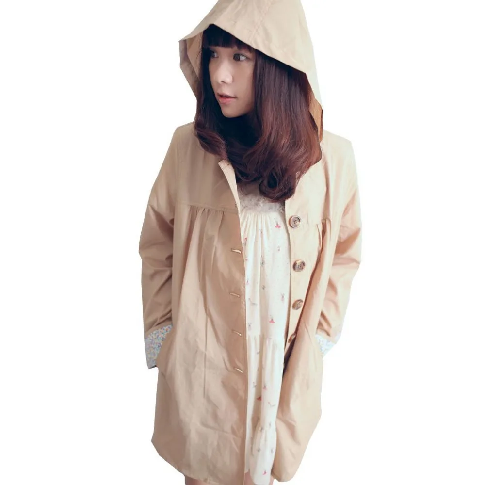 Raincoat Rainwear Rain Poncho Cute Stripe XAGOO Fashion Stylish Rain