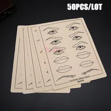 Новинка года Одежда высшего качества постоянный Макияж бровей Губы татуировки практика кожи подготовки кожи Набор для начинающих stps08