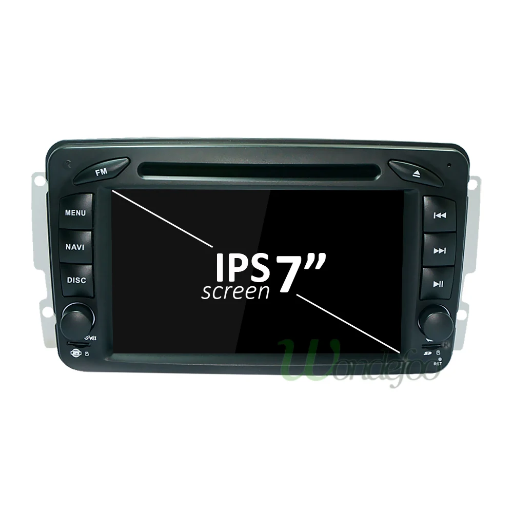 Flash Deal 2G 16G/32G Android 8.1 2 Din DVD PLAYER for Mercedes Benz W209 W203 M ML W163 Viano W639 Vito Vaneo GPS RADIO STEREO navigation 3