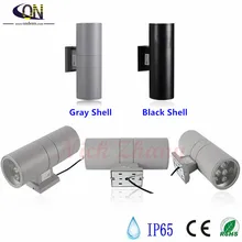 110*300 мм вверх и вниз, 18 Вт Светодиодный Уличный настенный светильник 2*9 Вт двор уличный IP65 Водонепроницаемый внутренний двор сад коридор светодиодный настенный светильник