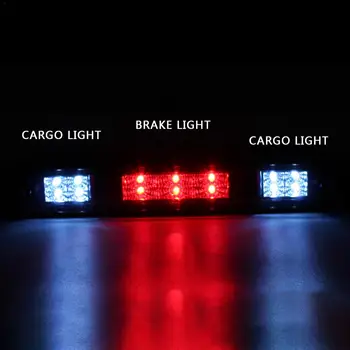 

Car Rear Tail Light LED Rear Stop 14 LED High Brake Light Lamp For Ford F150 F250 F350 Bronco Smoke Lens