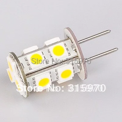 Светодиодная лампа G4 13 Светодиодная лампа G4 5050SMD G4 Светодиодная лампа под шкаф кукурузная лампа матовый кукурузной формы башня 12VAC& 12VDC& 24VDC 20 шт./партия