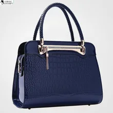 2016 New Woman Package Fashion European Concise Crocodile Package Single Shoulder Portable Woman Package Diagonal Will Bag