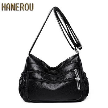 

2019 Fashion PU Leather Women Bag New Ladies Famous Brand Handbag Multifunctio Women Shoulder Bag Sac A Main Bolsa Feminina Saco