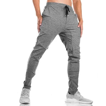 

Men's autumn and winter football soccer casual sports trend new fitness bodybuilding feet Slim cotton pants