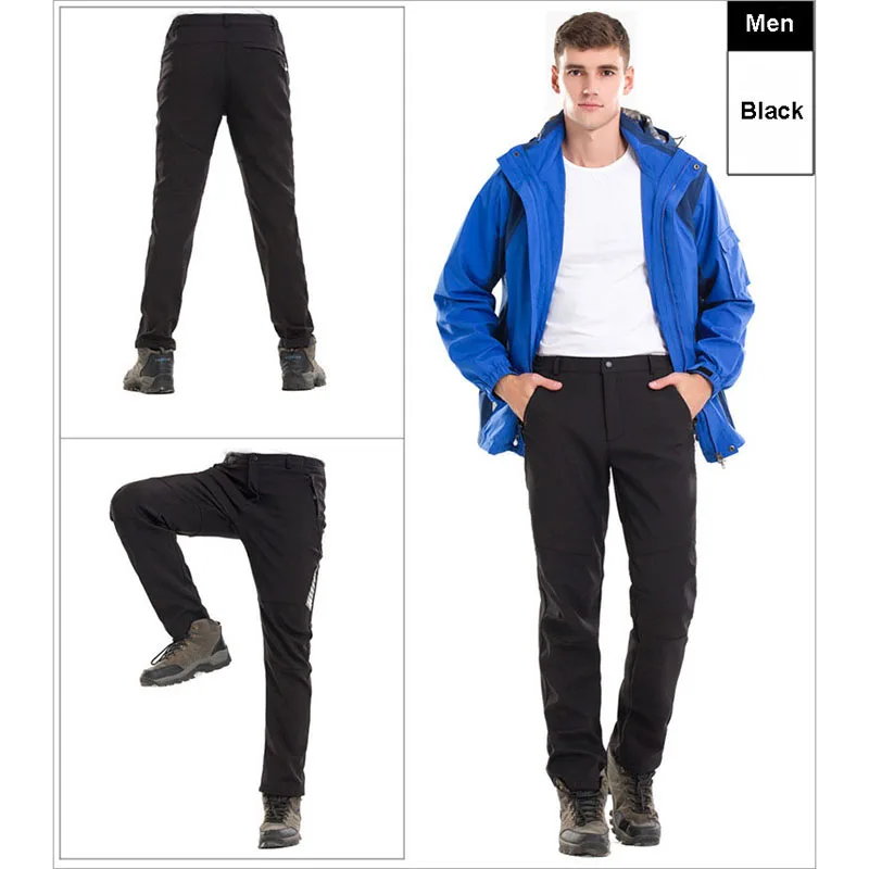 RAY GRACE de invierno al aire libre pantalones de las mujeres deportes Softshell chaqueta térmica pantalones de lana pantalones de senderismo hombres senderismo escalada Pantalones RAY GRACE de invierno al aire libre pantalones de las mujeres deportes Softshell chaqueta térmica pantalones de lana pantalones de senderismo hombres senderismo escalada Pantalones