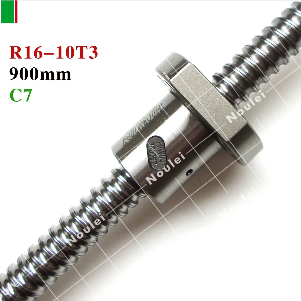 HIWIN FSI 1610 C7 900mm ball screw 10mm lead with R16-10T3-FSI ballnut for high staility CNC diy nut