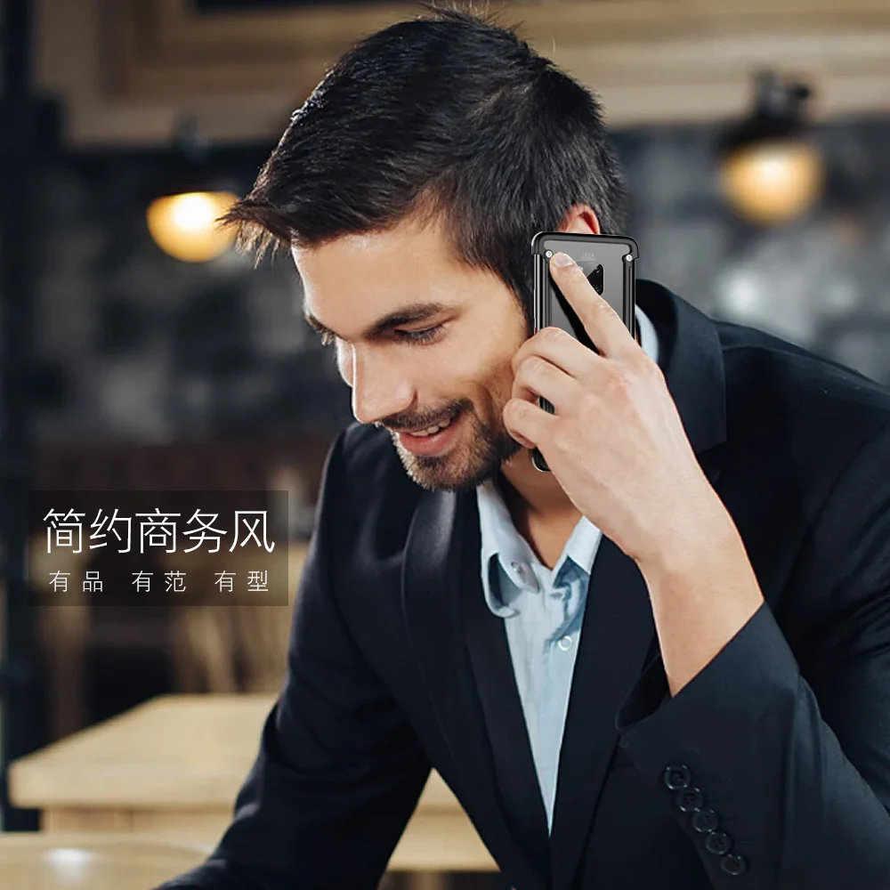 OATSBASF подушка безопасности Бампер металлический чехол для huawei mate 20 X Чехол