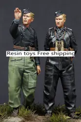 Предварительный заказ-resin игрушки 35086 Пособия по немецкому языку Хир танковые экипажа набор (2 цифры) Бесплатная доставка