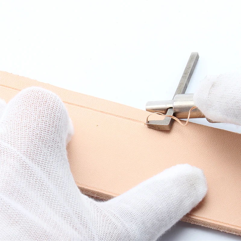 leather tools leather craft tools LMDZ Adjustable Leather Edge Stitching Groover Craft Tool Edge Stitching Groover Leather Craft Groove