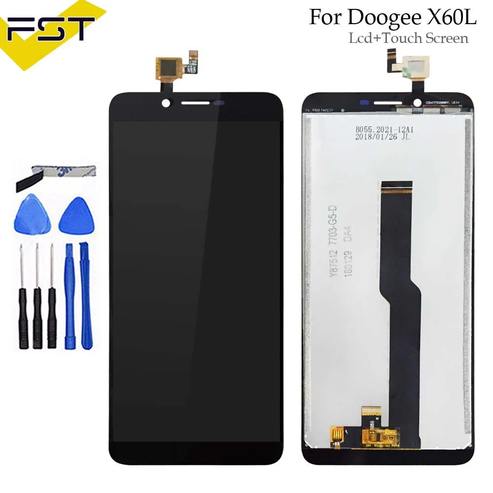 

For Doogee X60L LCD Display+Touch Screen Assembly Repair Part 5.5 inch Phone Accessories For Doogee X60L Cellphone Part