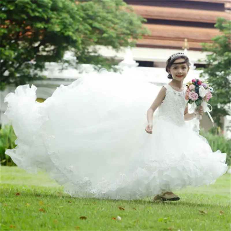 Hot High Quality Summer Girls Dress Children Clothing Princess Wedding Dress Carnaval Performance Kids Dresses For Girls Costume teenagers girls dress 2018 easter carnaval girls dress summer kids floral party and wedding princess dresses children clothing