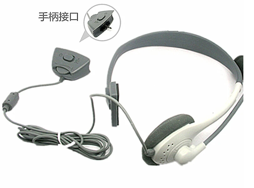 Game accessories with Compact designed wired headphones gaming headset earphone microphone for Xbox 360 all versions